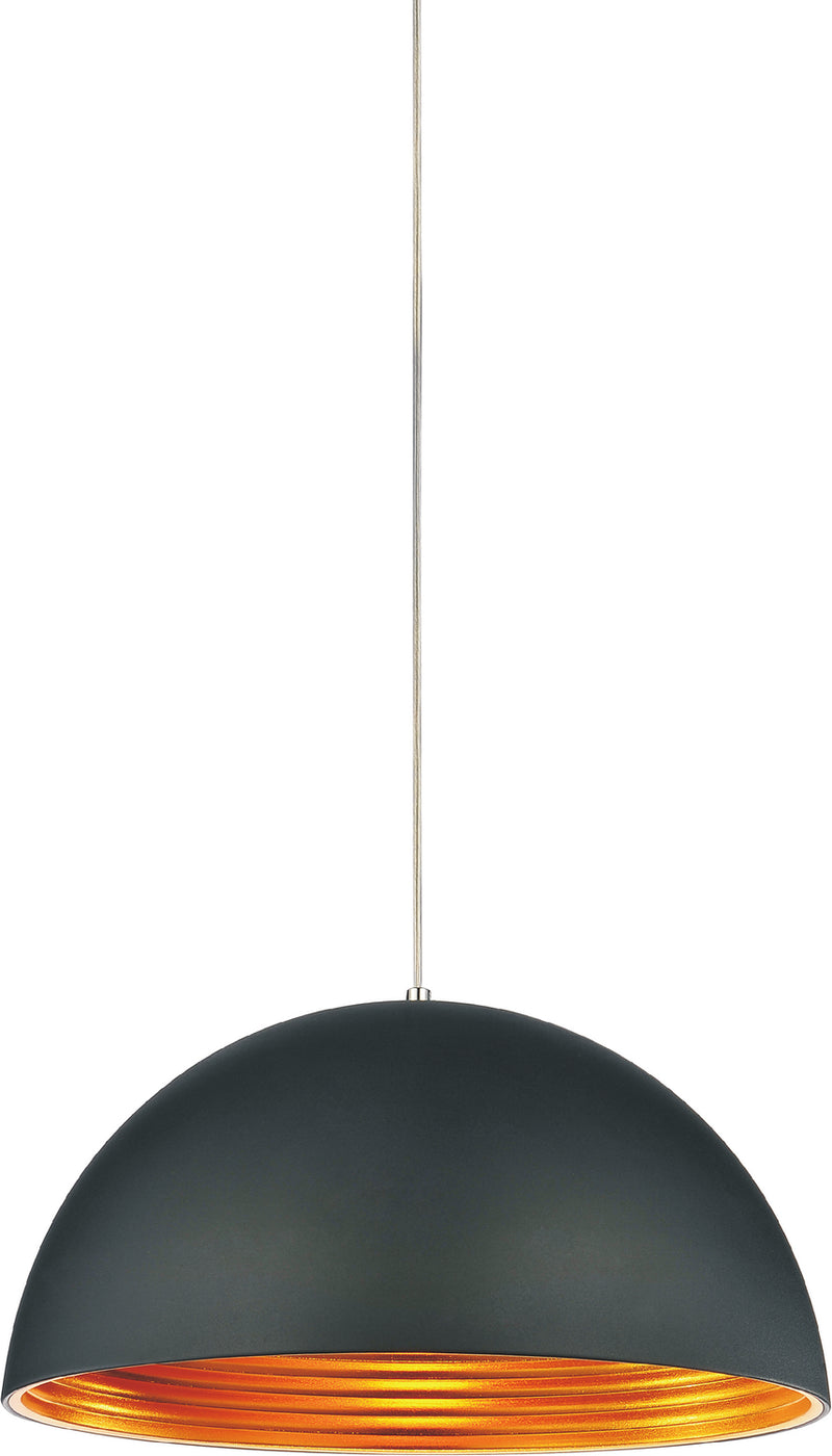 CWI Lighting - 9629P16-1-101 - One Light Pendant - Modest - Black