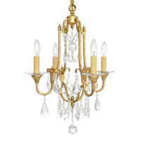 CWI Lighting - 9836P17-4-125 - Four Light Chandelier - Electra - Oxidized Bronze