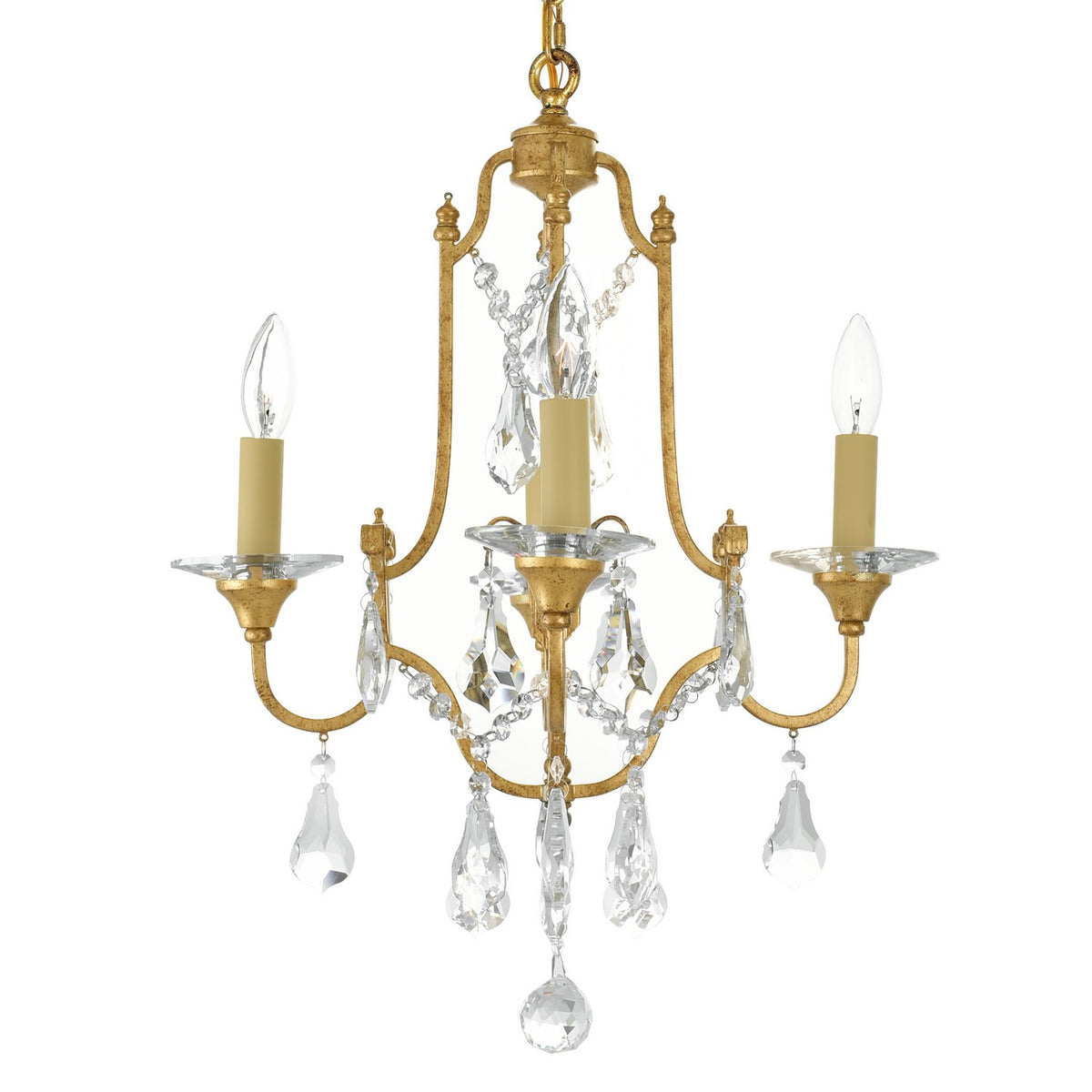 CWI Lighting - 9836P17-4-125 - Four Light Chandelier - Electra - Oxidized Bronze