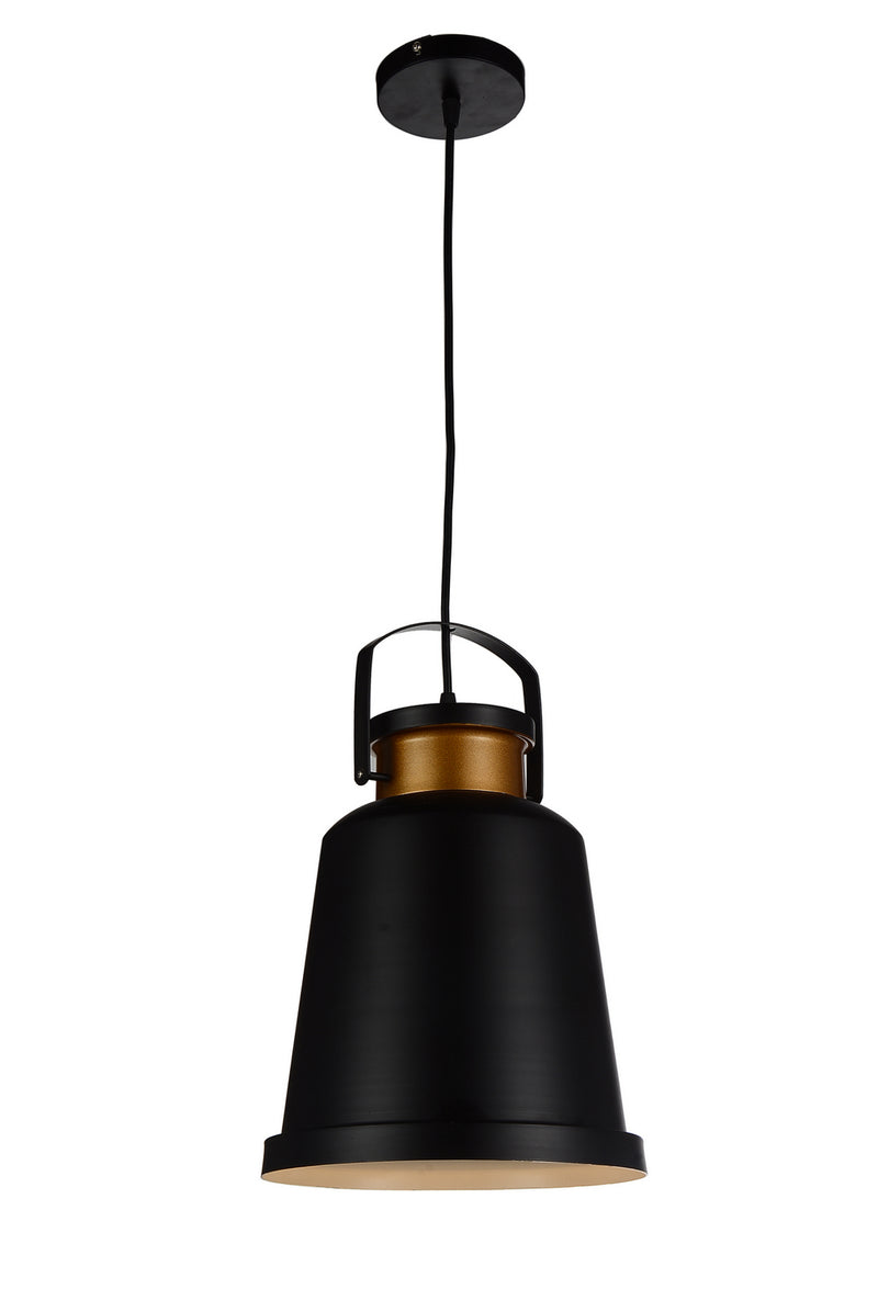 CWI Lighting One Light Pendant from the Elisa collection in Black finish