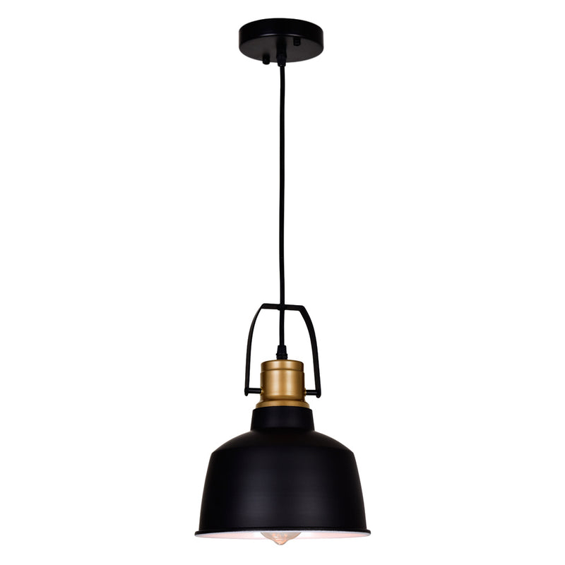 CWI Lighting One Light Pendant from the Elisa collection in Black finish