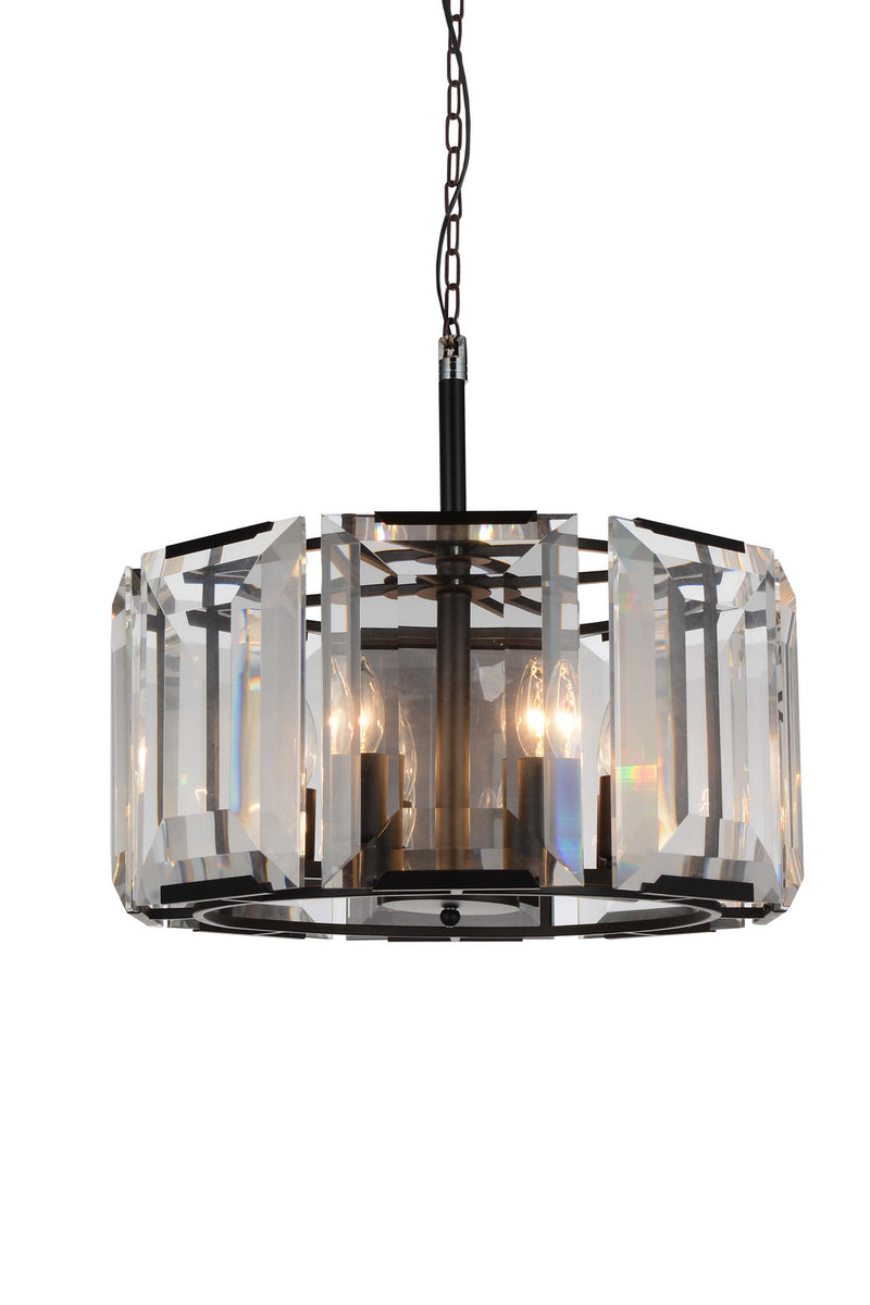 CWI Lighting Eight Light Chandelier from the Jacquet collection in Black finish