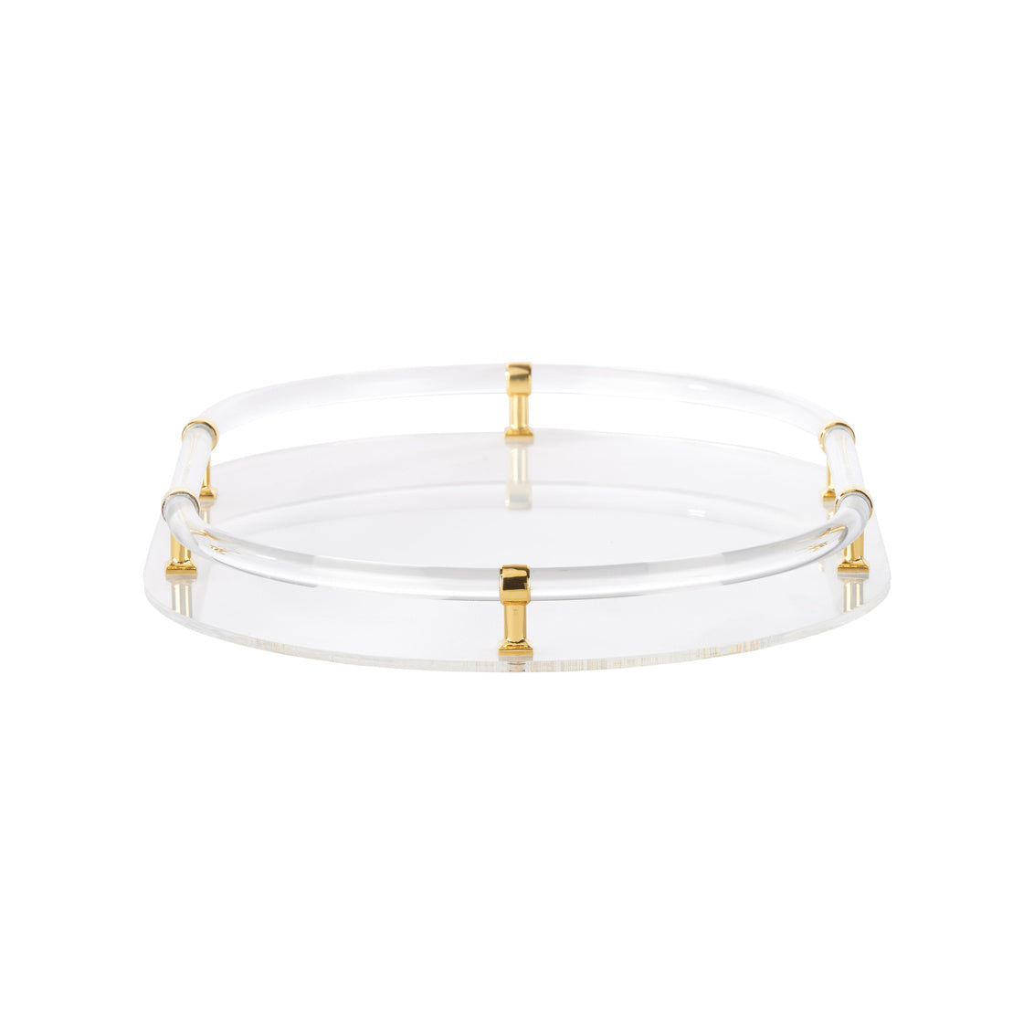 Chelsea House Acrylic Oval Tray - Gold