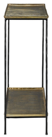 Currey and Company - 4000-0023 - Console Table - Boyles - Antique Brass/Black