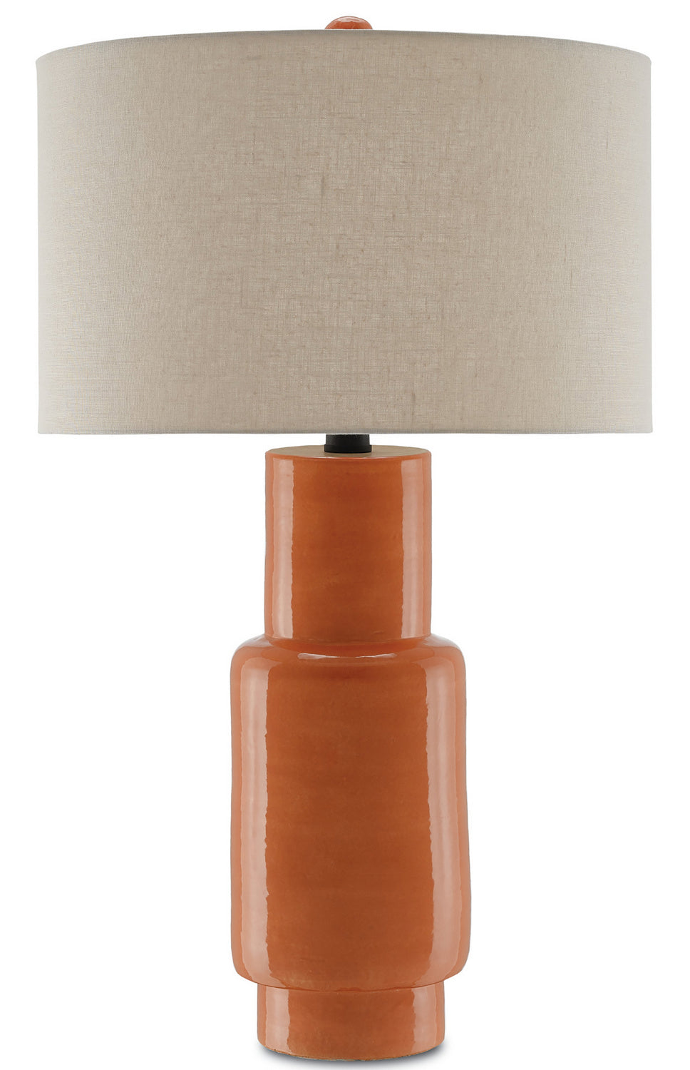 Currey and Company - 6000-0192 - One Light Table Lamp - Janeen Collection - Orange