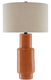 Currey and Company - 6000-0192 - One Light Table Lamp - Janeen Collection - Orange