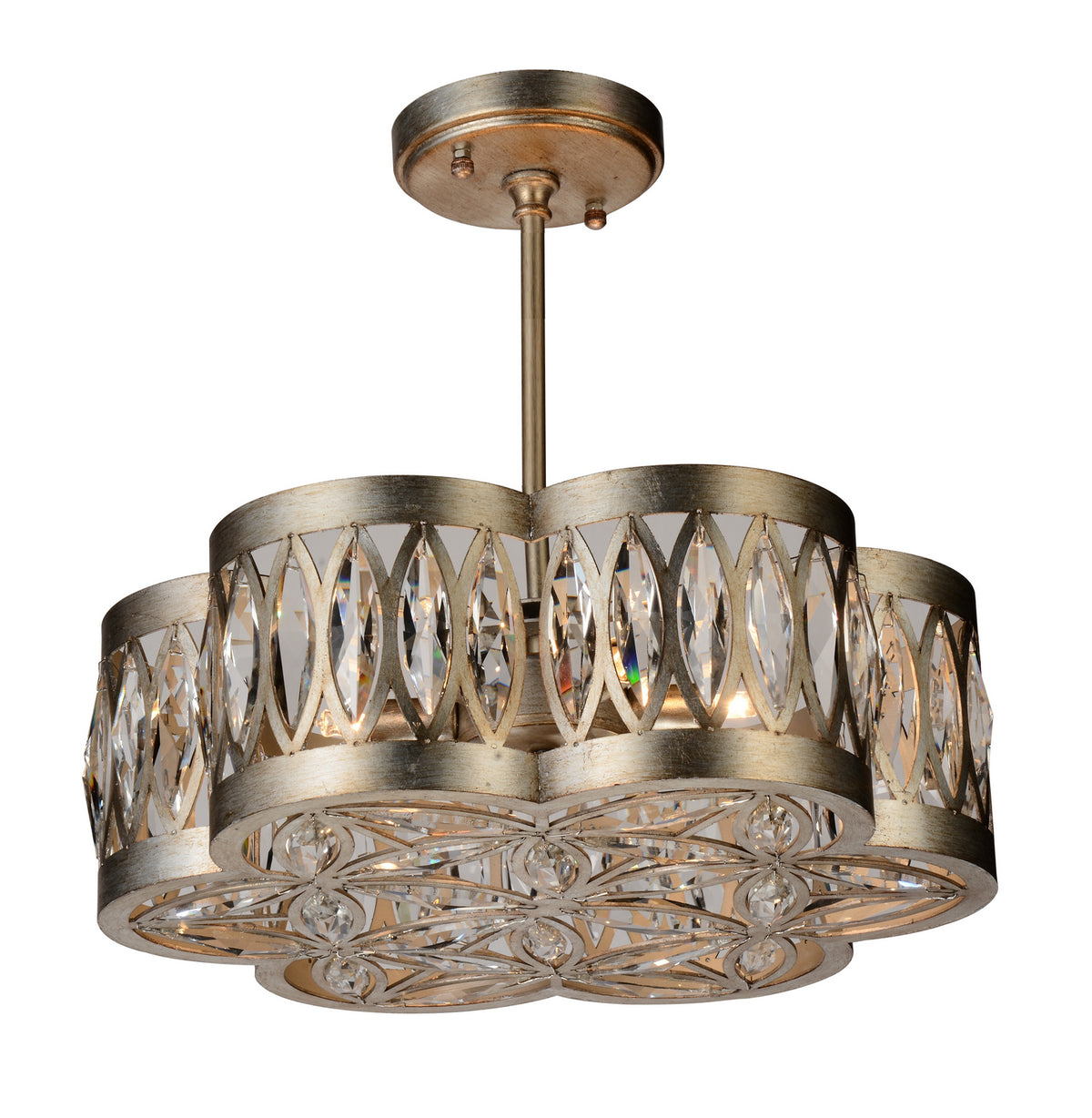 CWI Lighting - 9906P16-6-208 - Six Light Chandelier - Nova - Champagne