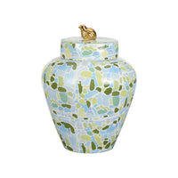 Chelsea House Lumberton Jar With Lid - Blue/Green