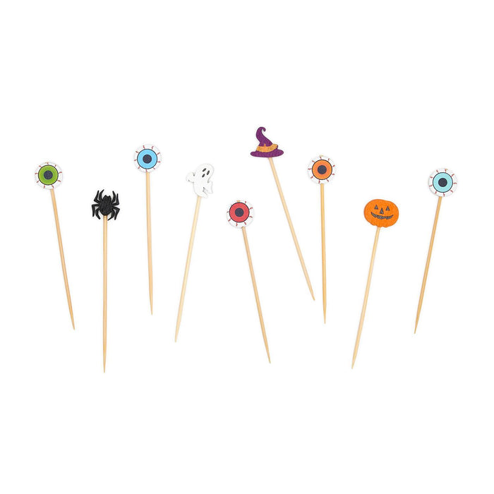 Design Shop Cocktail Hours 20 Piece Cocktail Picks in Gift Box - Bamboo Wood