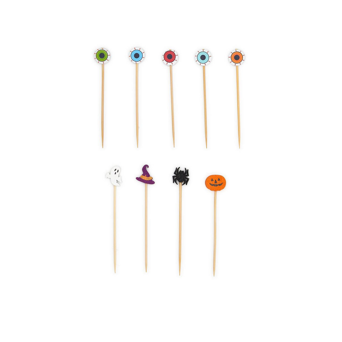 Design Shop Cocktail Hours 20 Piece Cocktail Picks in Gift Box - Bamboo Wood