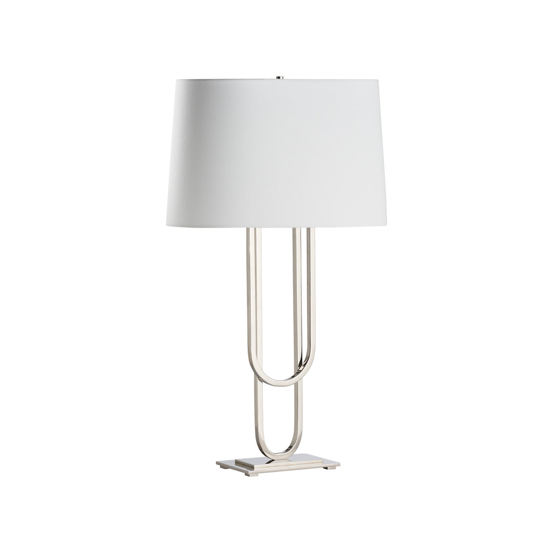 Chelsea House Odeon Table Lamp - Polished Nickel