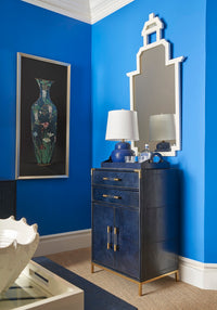 Chelsea House Leather Tray - Midnight Blue