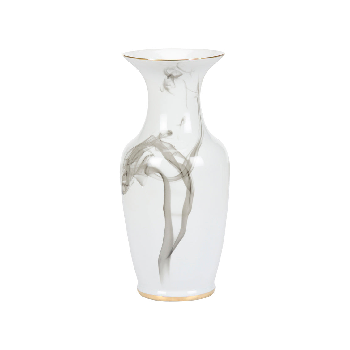 Wildwood White Cinder And Smoke Vase (Lg)