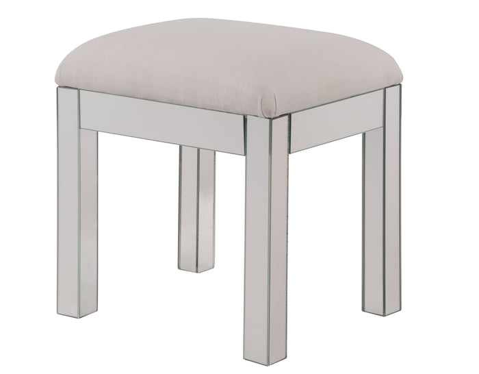 Elegant Lighting - MF6-1041S - Dressing Stool - Contempo - Hand Rubbed Antique Silver
