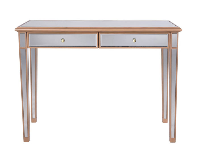 Elegant Lighting Dressing Table from the Contempo collection in Hand Rubbed Antique Gold finish