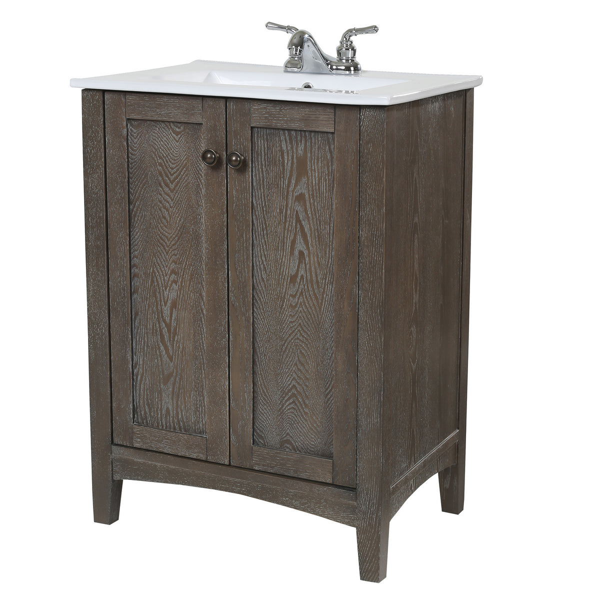 Elegant Lighting - VF-2004 - Single Bathroom Vanity Set - Xylem - Weathered Oak