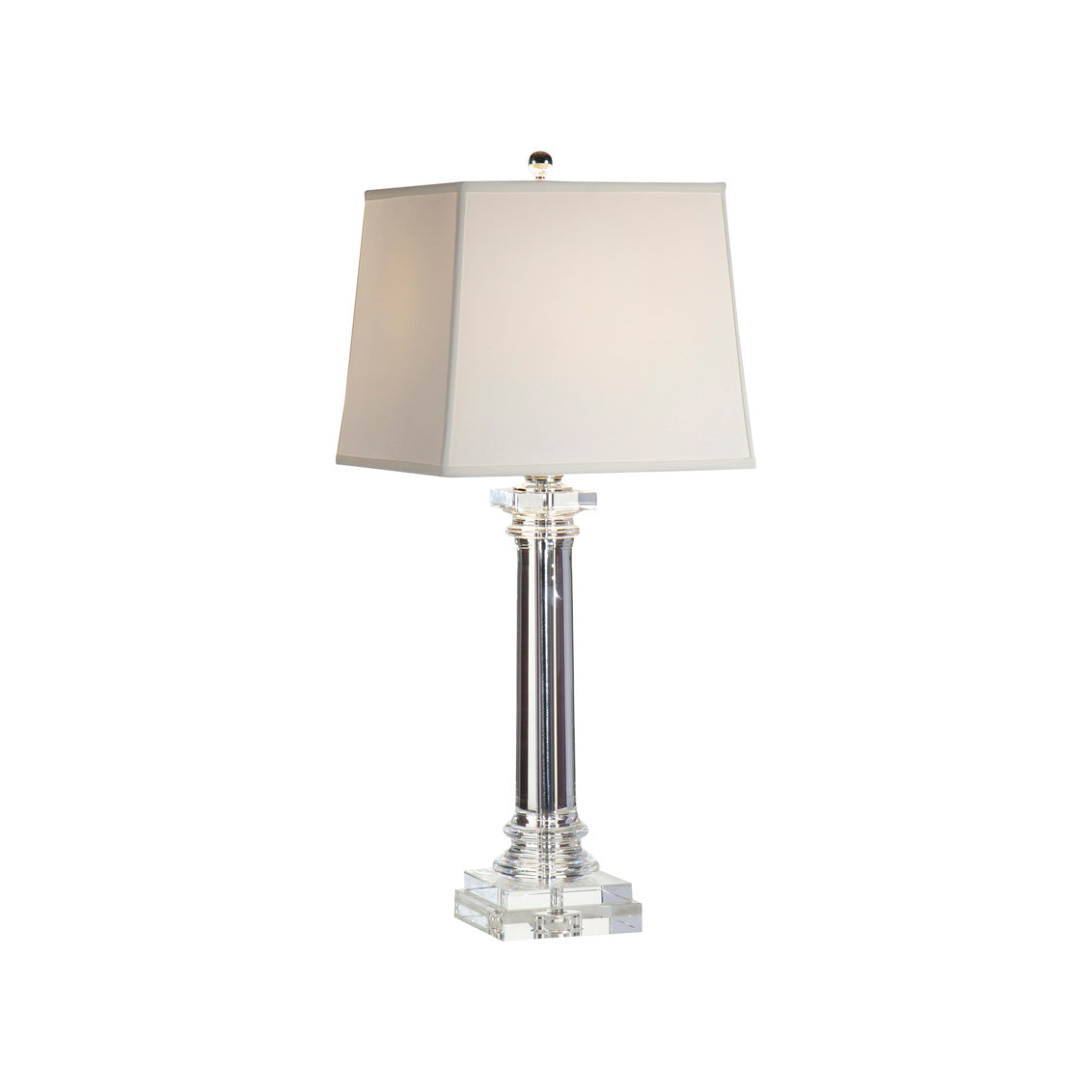 Wildwood Round Crystal Column Lamp