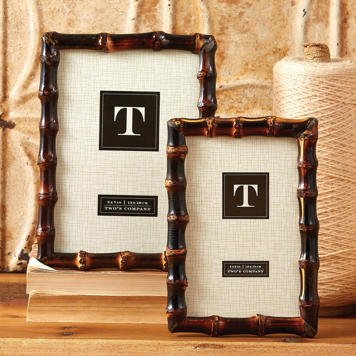Design Shop Bamboo Photo Frame - Bamboo, Set of 2.