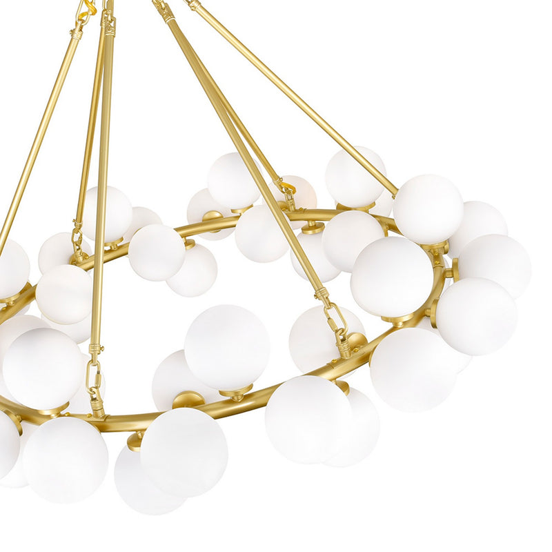 CWI Lighting - 1020P39-70-602 - LED Chandelier - Arya - Satin Gold