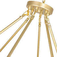 CWI Lighting - 1020P39-70-602 - LED Chandelier - Arya - Satin Gold