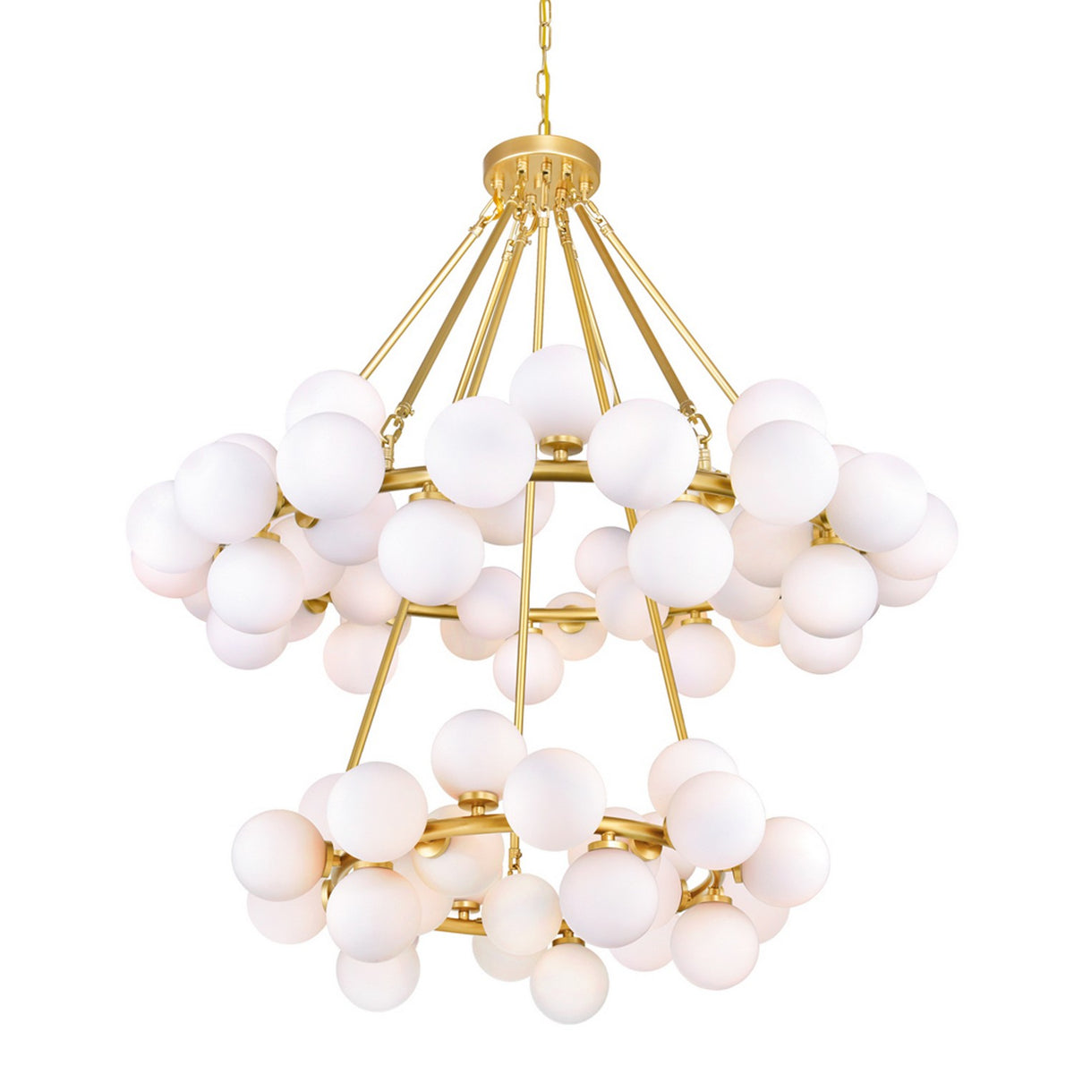 CWI Lighting - 1020P39-70-602 - LED Chandelier - Arya - Satin Gold