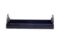 Chelsea House Leather Tray - Midnight Blue