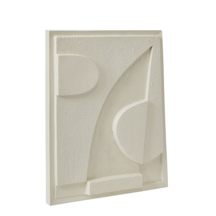 Design Shop White Oneiro Wall Art Curves, 19.25" X 23.75".