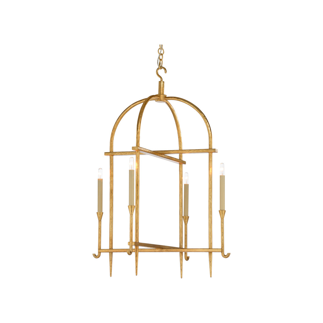 Wildwood Diego Lantern - Gold