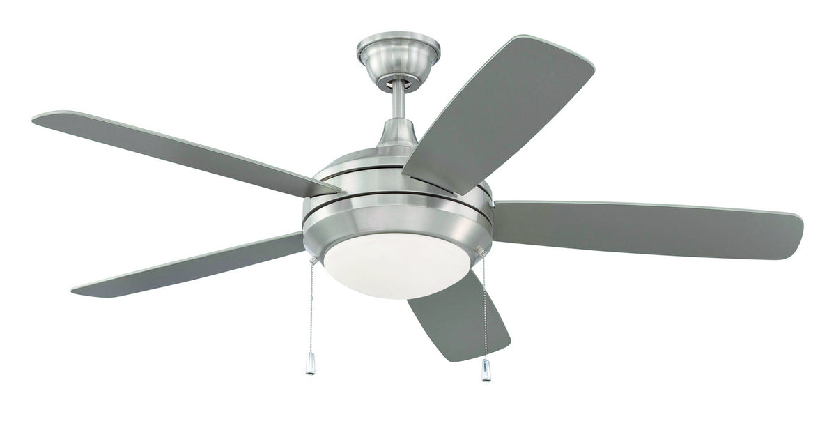 Craftmade - HE52BNK5-LED - 52" Ceiling Fan - Helios - Brushed Polished Nickel