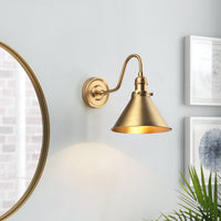 Lucas + McKearn - EL/PV1 AB - One Light Wall Sconce - Provence - Aged Brass