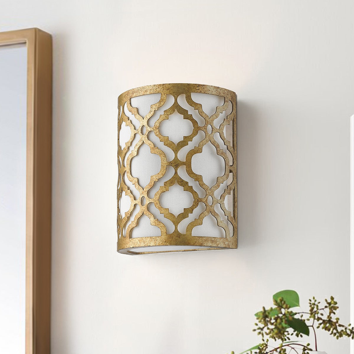 Lucas + McKearn - GN/ARABELLA1 - One Light Wall Bracket - Arabella - Distressed Gold