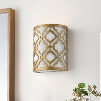 Lucas + McKearn - GN/ARABELLA1 - One Light Wall Bracket - Arabella - Distressed Gold