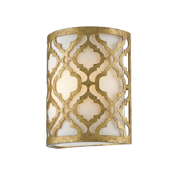 Lucas + McKearn One Light Wall Bracket from the Arabella collection in Distressed Gold finish