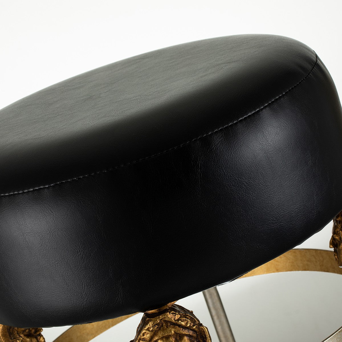 Lucas + McKearn - SI1051 - Bar Stool - Armory - Chrome/Gold