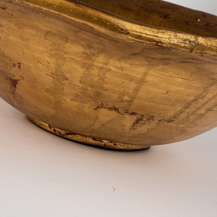 Lucas + McKearn - SI1122 - Bowl - Beauvoir - Gold And Silver Leaf