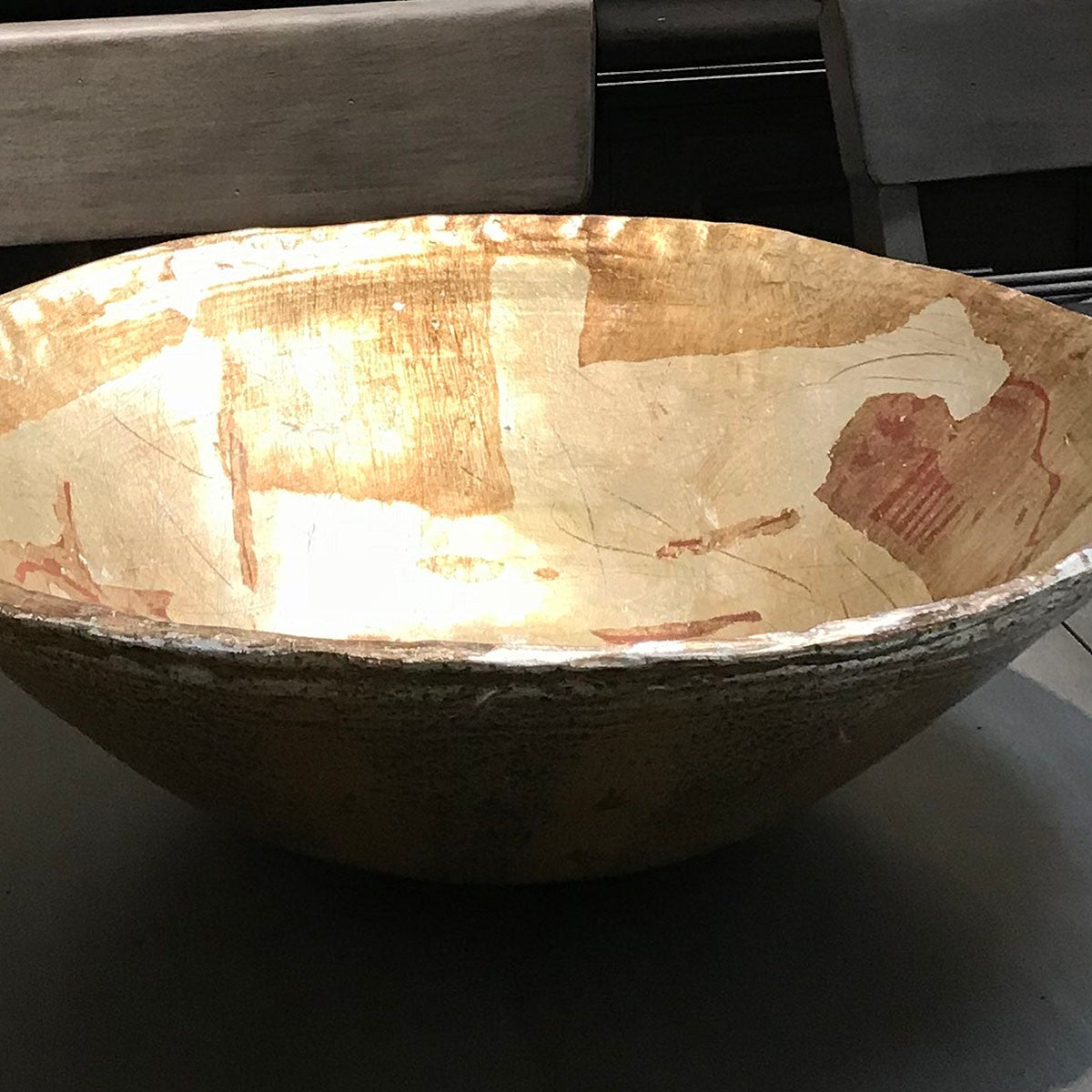 Lucas + McKearn - SI1123 - Bowl - Olivier - Gold And Silver Leaf