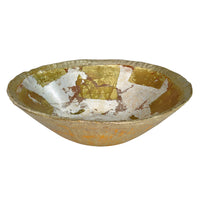 Lucas + McKearn - SI1123 - Bowl - Olivier - Gold And Silver Leaf