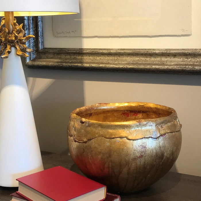 Lucas + McKearn - SI1158 - Bowl - Heather - Gold Leaf