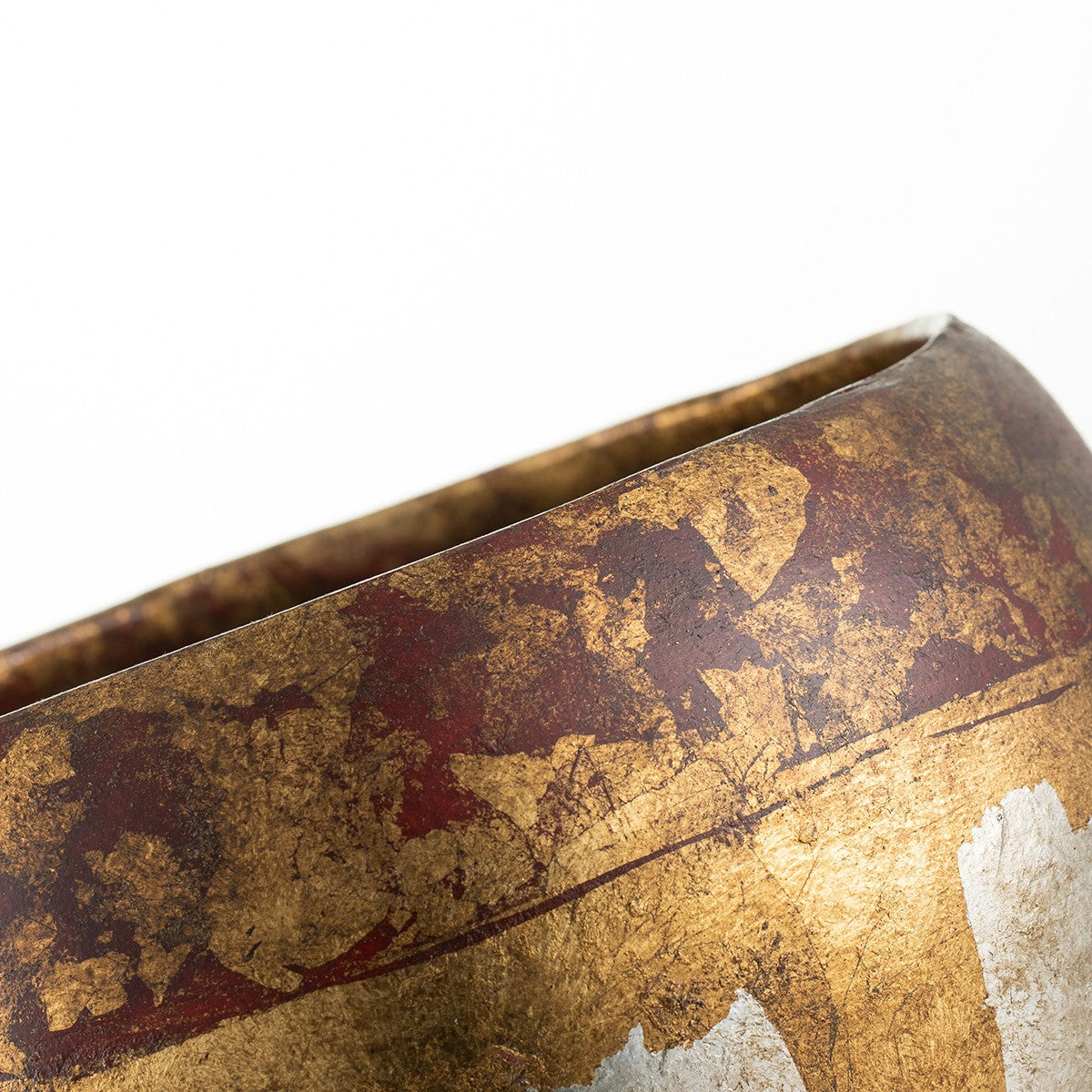 Lucas + McKearn - SI-B1207 - Bowl - Eva - Gold And Silver Leaf