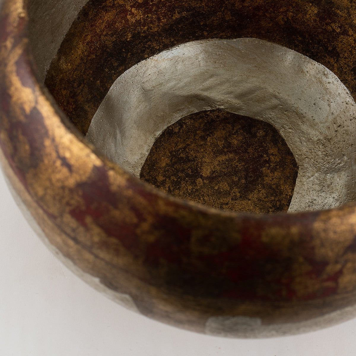 Lucas + McKearn - SI-B1207 - Bowl - Eva - Gold And Silver Leaf
