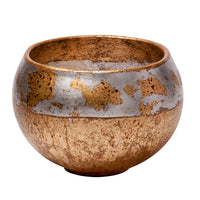 Lucas + McKearn - SI-B1208 - Bowl - Addie - Gold And Silver Leaf