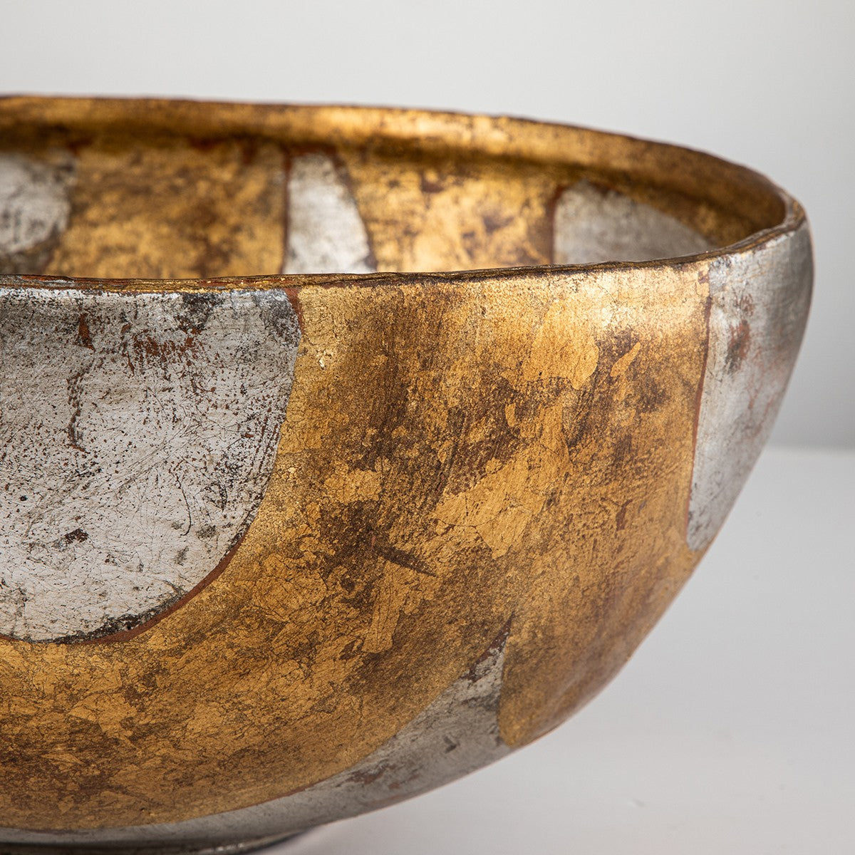 Lucas + McKearn - SI-B1209 - Bowl - Bella Chase - Gold And Silver Leaf