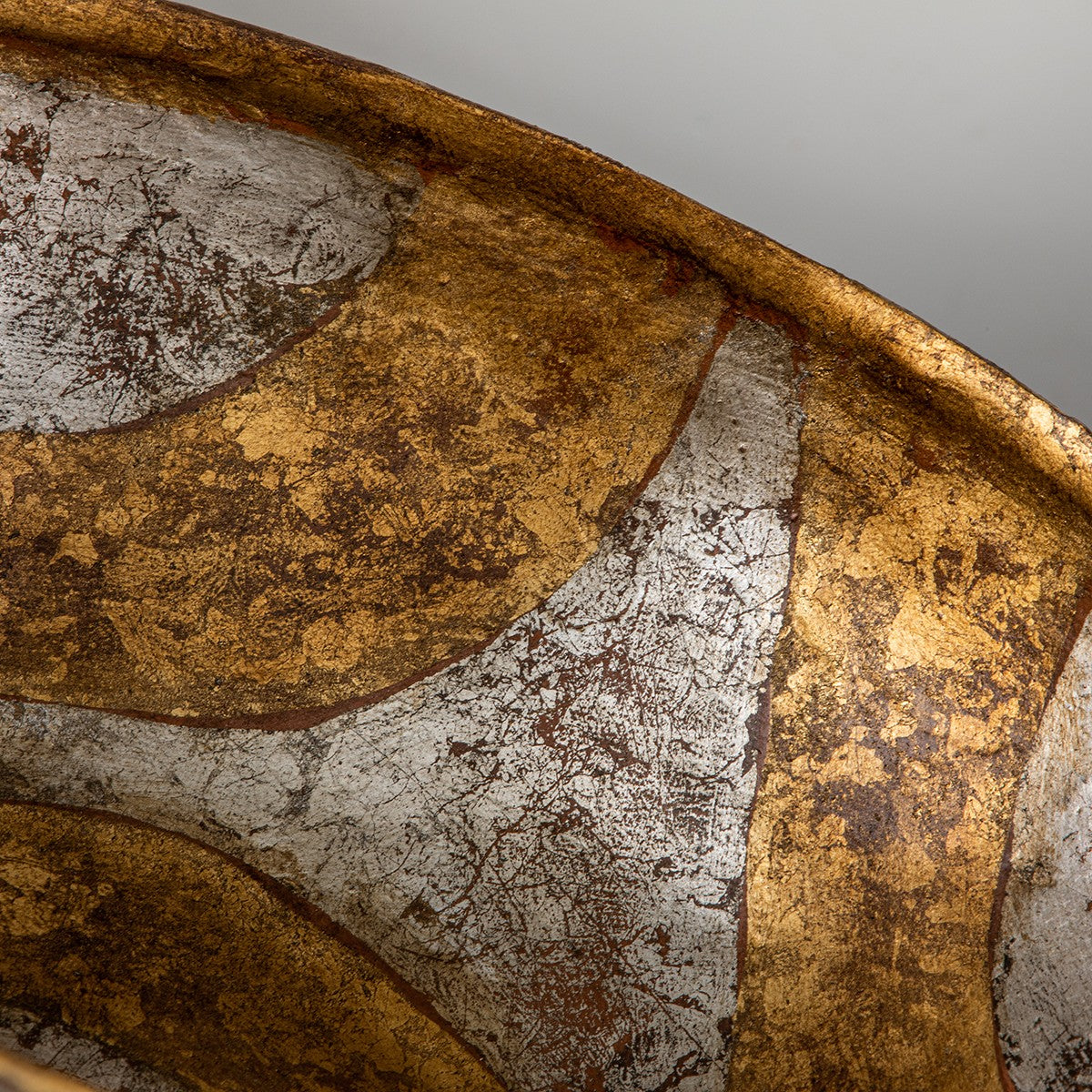 Lucas + McKearn - SI-B1209 - Bowl - Bella Chase - Gold And Silver Leaf