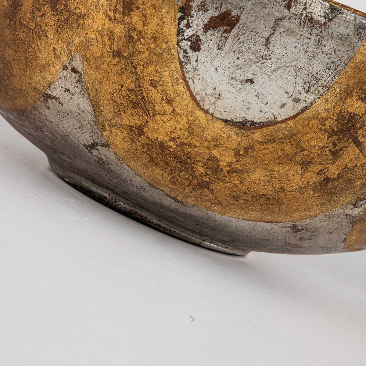 Lucas + McKearn - SI-B1209 - Bowl - Bella Chase - Gold And Silver Leaf