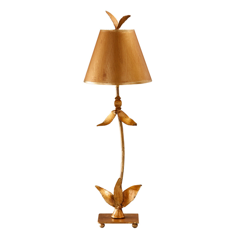 Lucas + McKearn - TA1183 - One Light Buffet Lamp - Red Bell Gold - Gold leaf