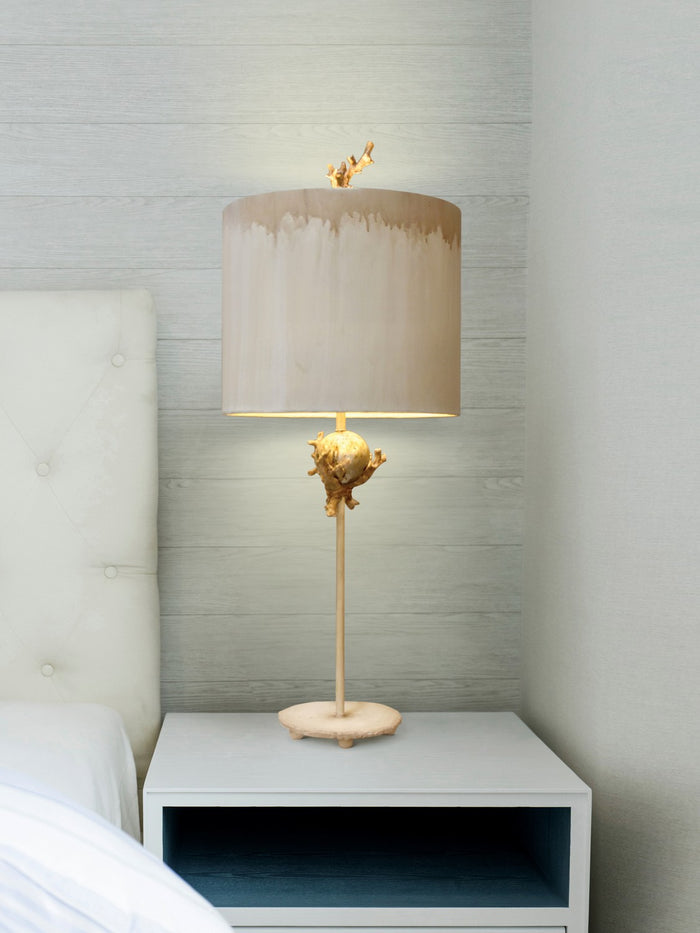 Lucas + McKearn - TA1239 - One Light Table Lamp - Trellis - Putty