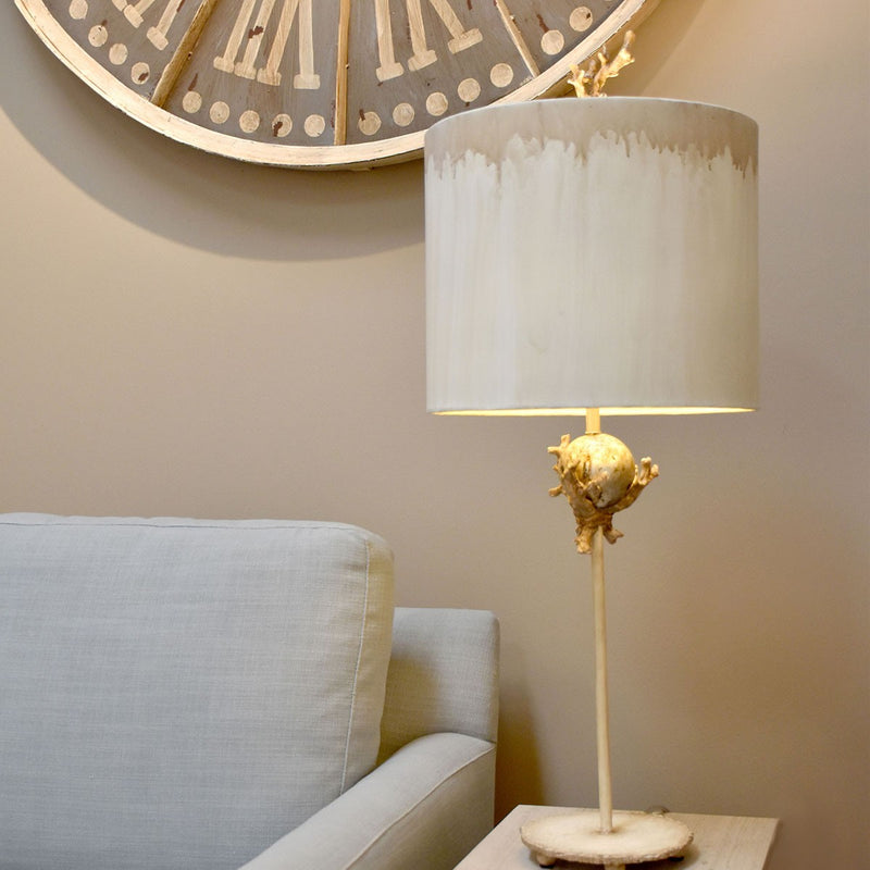 Lucas + McKearn - TA1239 - One Light Table Lamp - Trellis - Putty