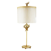 Lucas + McKearn - TA1239 - One Light Table Lamp - Trellis - Putty
