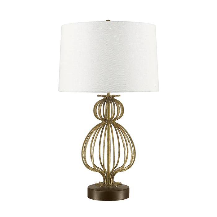 Lucas + McKearn One Light Table Lamp from the Lafitte collection in Aged Gold finish