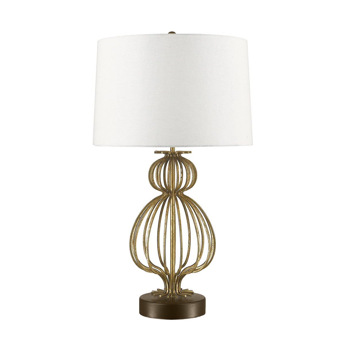 Lucas + McKearn - TLM-1007 - One Light Table Lamp - Lafitte - Glazed Gilt Steel